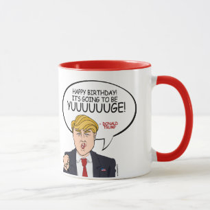 Donald- Trumpgruß - alles Gute zum Geburtstag - Tasse