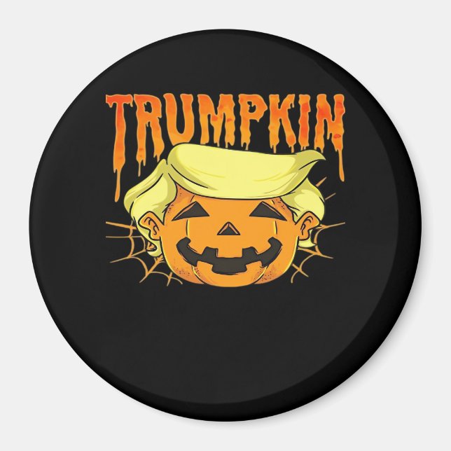 Donald Trumpkin Funny Präsident Party Halloween Cl Magnet (Vorne)