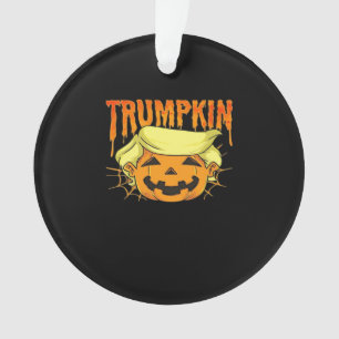 Donald Trumpkin Funny Präsident Party Halloween Cl Ornament