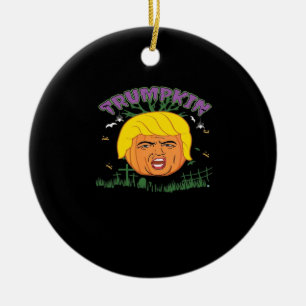 Donald Trumpkin macht Halloween wieder groß T Keramik Ornament