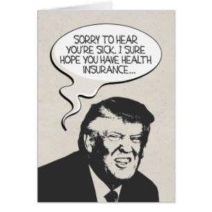 Donald- TrumpKrankenversicherungs-genesene Karte