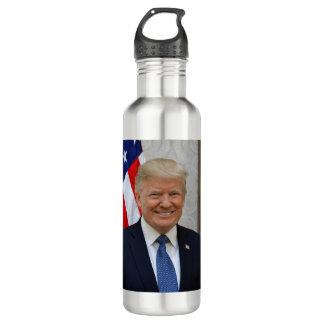Donald Trumpoffizielles Präsidentenporträt Edelstahlflasche