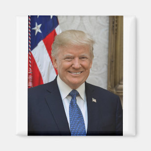 Donald Trumpoffizielles Präsidentenporträt Magnet