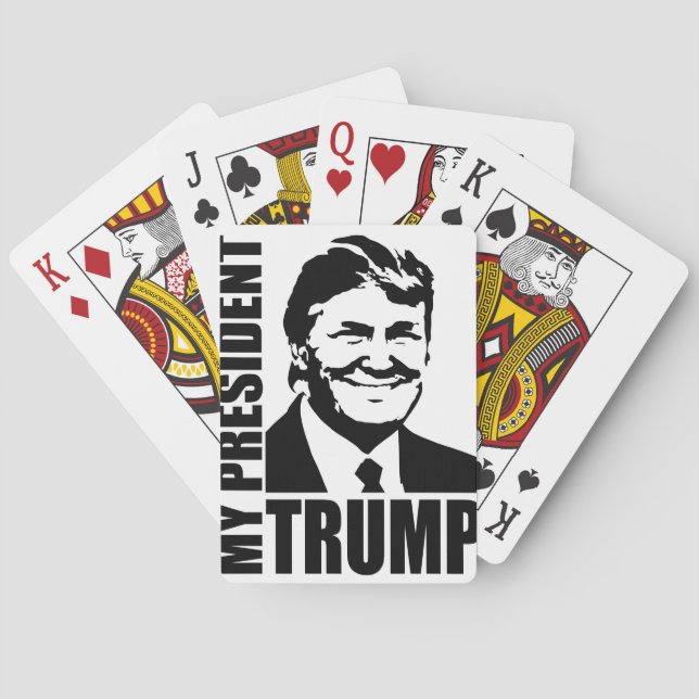 Donald TrumpPräsidentschaftsanwärter 2016 Spielkarten (Rückseite)