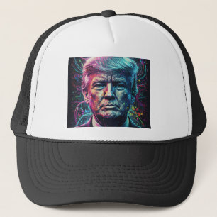 Donald Trumps Aussehen. Truckerkappe