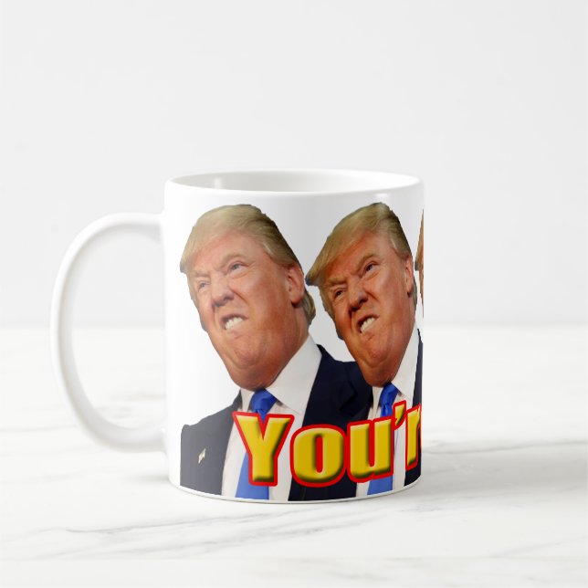 Donald- TrumpTasse 002 Kaffeetasse (Links)