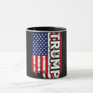 Donald- TrumpTasse mit USA-Flagge Tasse