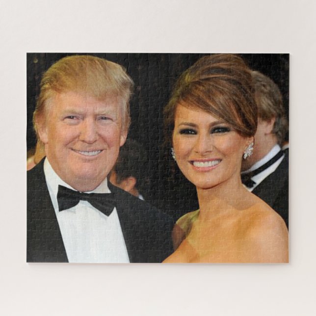 DONALD- U. MELANIA-TRUMPF (Horizontal)