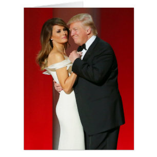 Donald- u. Melania-Trumpf u. der Freiheits-Ball