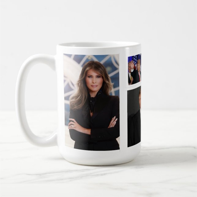 DONALD UND MELANIA TRUMP- KAFFEETASSE (Links)