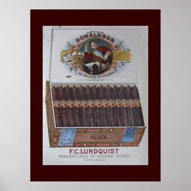 Donaldson Cigars Poster (Vorne)