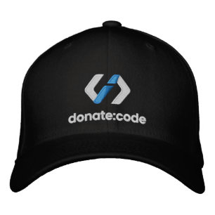 donate : code Brodé Logo Casquette de baseball