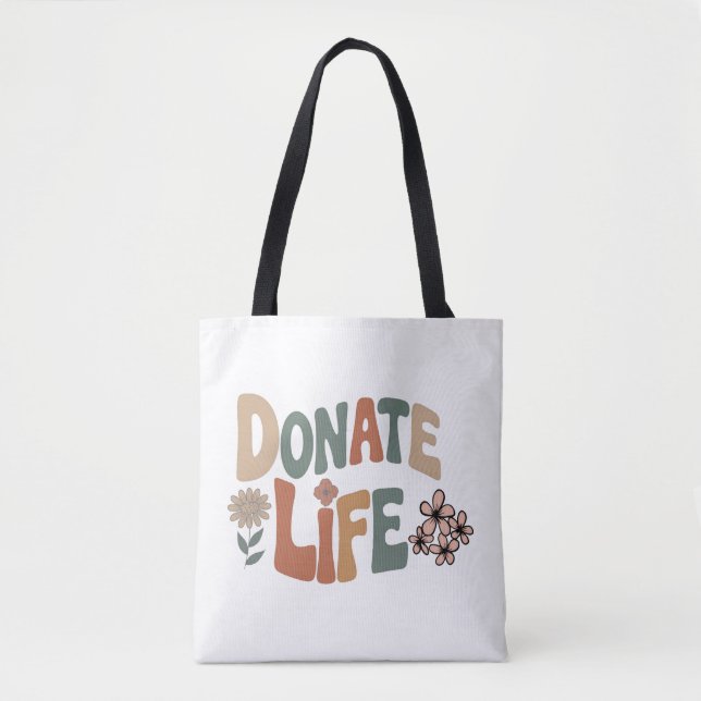 Donate Life BoHo Awareness Tasche (Vorderseite)