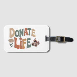 Donate Life BOHO Gepäckanhänger