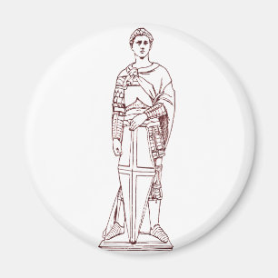 Donatellos Sankt Georg - Renaissance-Skulptur Magnet
