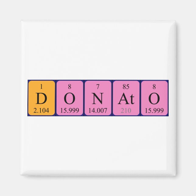 Donato-Periodenmagnet Magnet (Vorne)