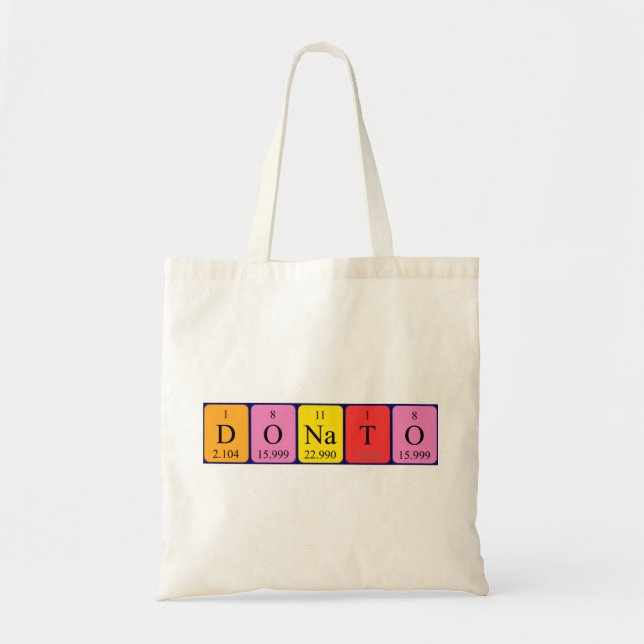 Donato Periodische Tafelbezeichnung Tasche (Vorne)