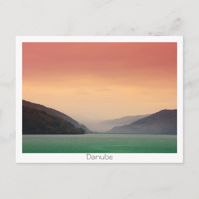 Donau Postkarte (Vorderseite)