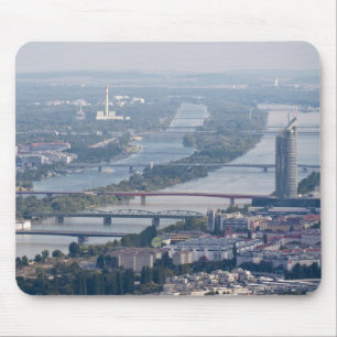 Donau und neue Donau Mousepad