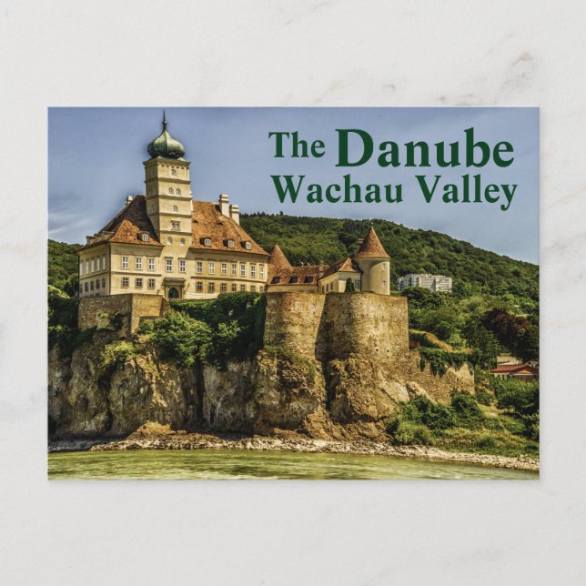 Donau und Wachau Postkarte (Vorderseite)