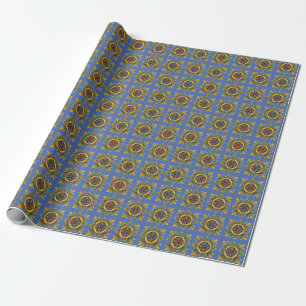Donau viktorianisches Fliesen-Design Geschenkpapier