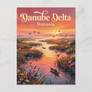 Donaudelta Rumänien Postkarte