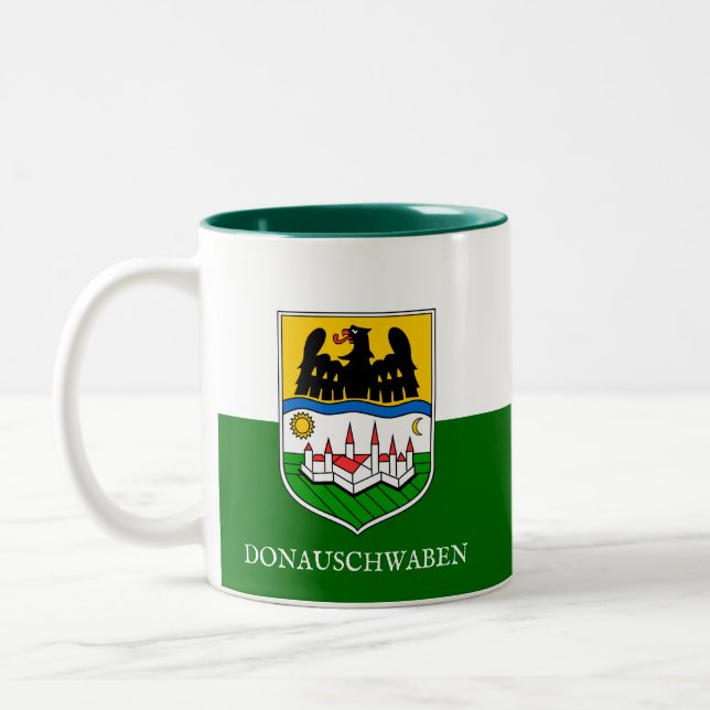 Donauschwaben-Tasse Zweifarbige Tasse (Links)