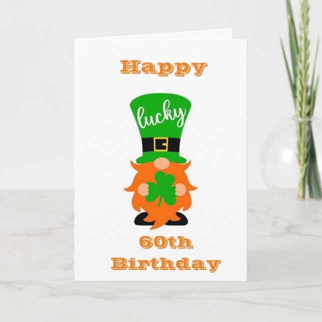 DONC "CHANCE DE VOUS AVOIR" 60e carte d'anniversai (Devant)