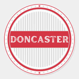 Doncaster City Pride Emblem – English Identity Runder Aufkleber