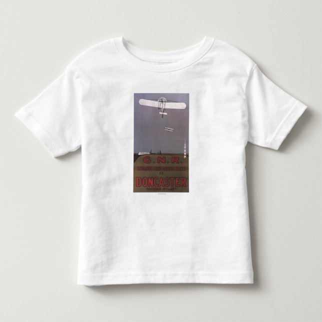 Doncaster, England - erste Luftfahrt-Rennen Kleinkind T-shirt (Vorderseite)