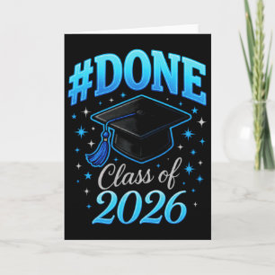 #done Abiturjahrgang 2026 - Senior Graduation Coqu Karte