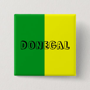 Donegal Flag Button Abzeichen