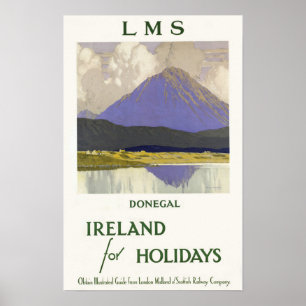 Donegal, Irland für Ferien Poster