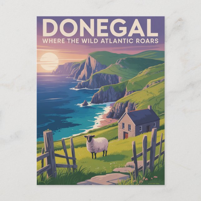Donegal Irland Postkarte (Vorderseite)