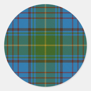 Donegal Landkreis Irish Tartan Runder Aufkleber