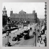 Donegall Square, Belfast Rathaus 1910 N. Irland