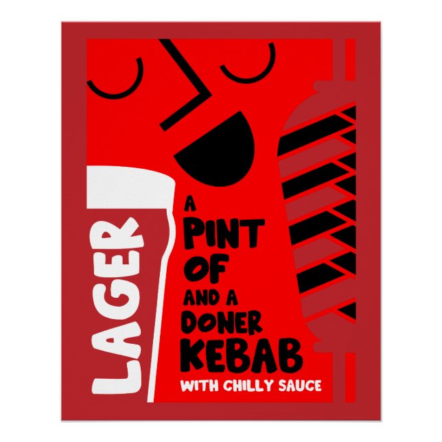 Doner Kebab Poster (Vorderseite)