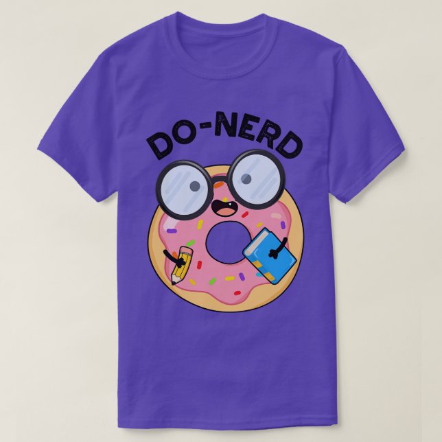 Donerd Funny Donut Pun T-Shirt (Design vorne)