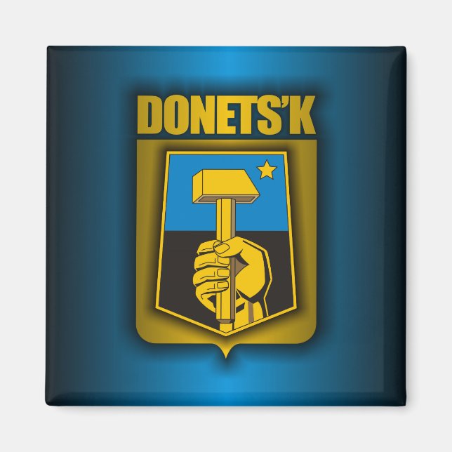 "Donets'k Steel" Magnet (Vorne)