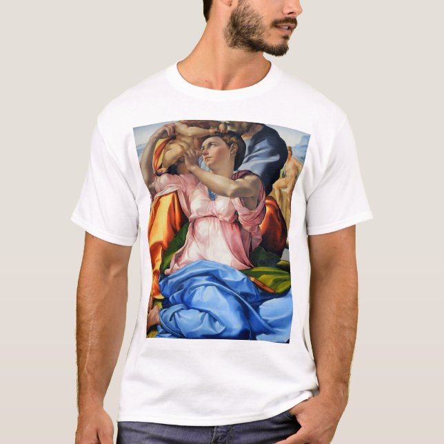 Doni Tondo, Doni Madona (Detail), Michelangelo, 15 T-Shirt (Vorderseite)