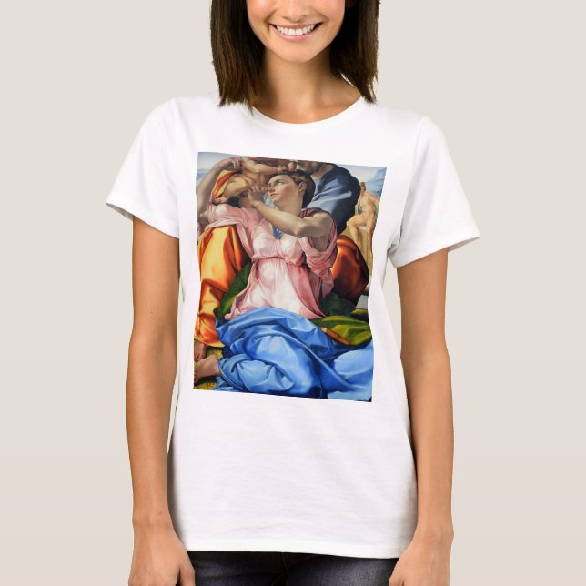 Doni Tondo, Doni Madona (Detail), Michelangelo, 15 T-Shirt (Vorderseite)