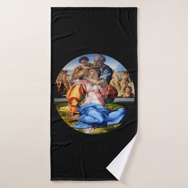 Doni Tondo, Doni Madona, Michelangelo, 1507 Badehandtuch (Badehandtuch)