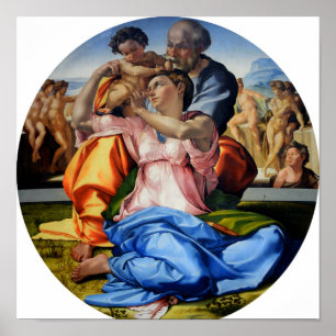 Doni Tondo durch Michelangelo - Plakat