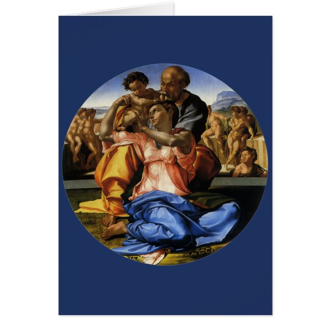 Doni Tondo ou Doni Madonna de Michel-Ange (Devant)