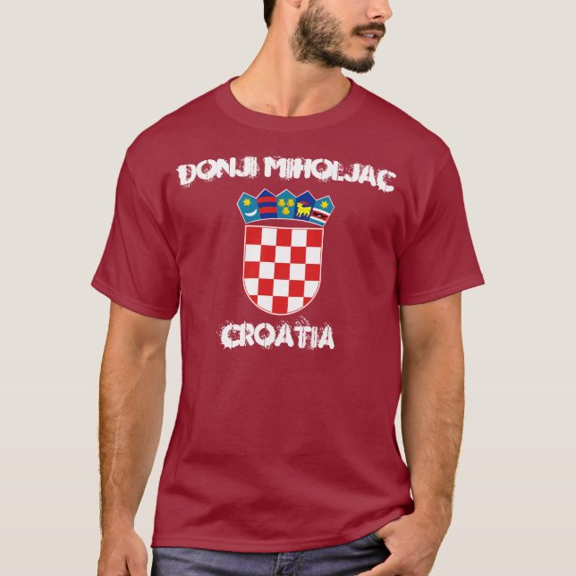 Donji Miholjac, Kroatien mit Wappen T-Shirt (Vorderseite)