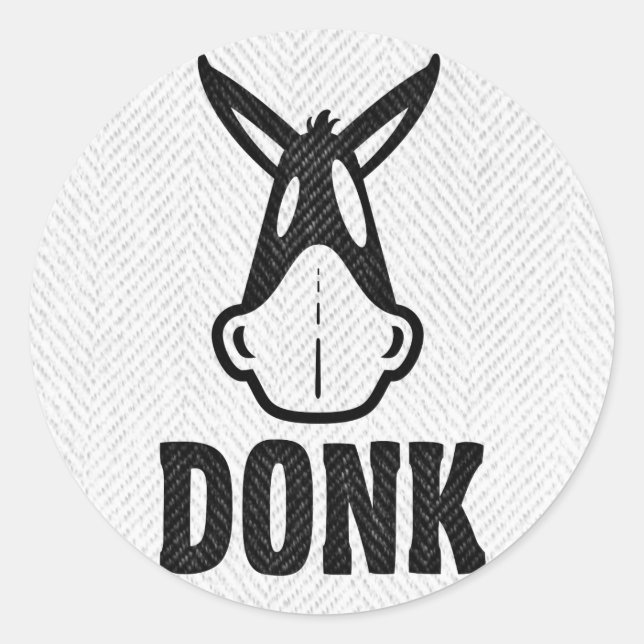 DONK - Black on White - Sticker Set (Devant)