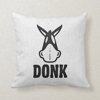 DONK - Noir sur le blanc - coussin