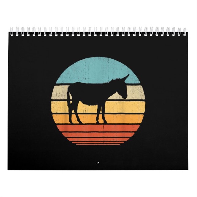 Donkey 60er 70er gibt Bauer Männer Landwirtschaft Kalender (Titelbild)