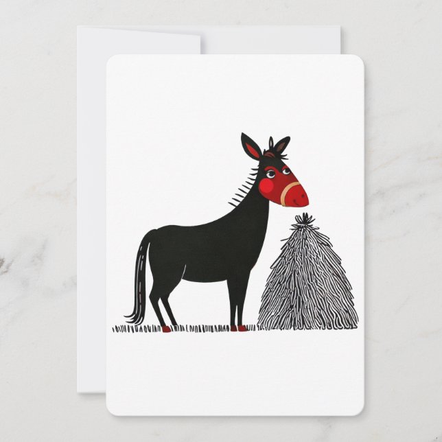 Donkey Art Card (Vorderseite)