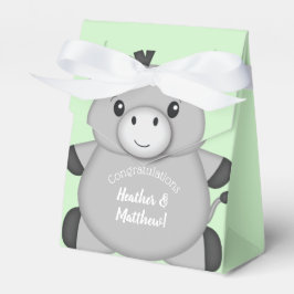 Donkey Baby Shower Green Geschenkschachtel